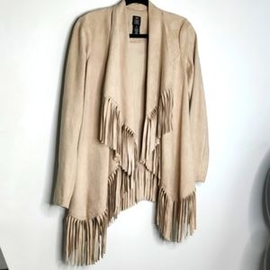 Suede fringe Bohemian Jacket